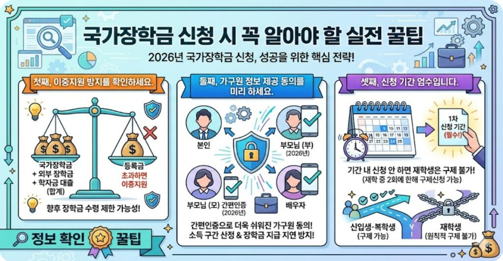 국가장학금 신청 시 꼭 알아야 하는 꿀팁