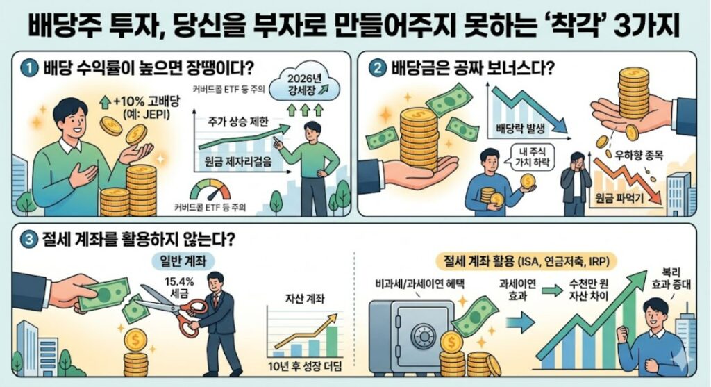 배당주 투자,당신을 부자로 만들어주지 못하는 '착각' 3가지